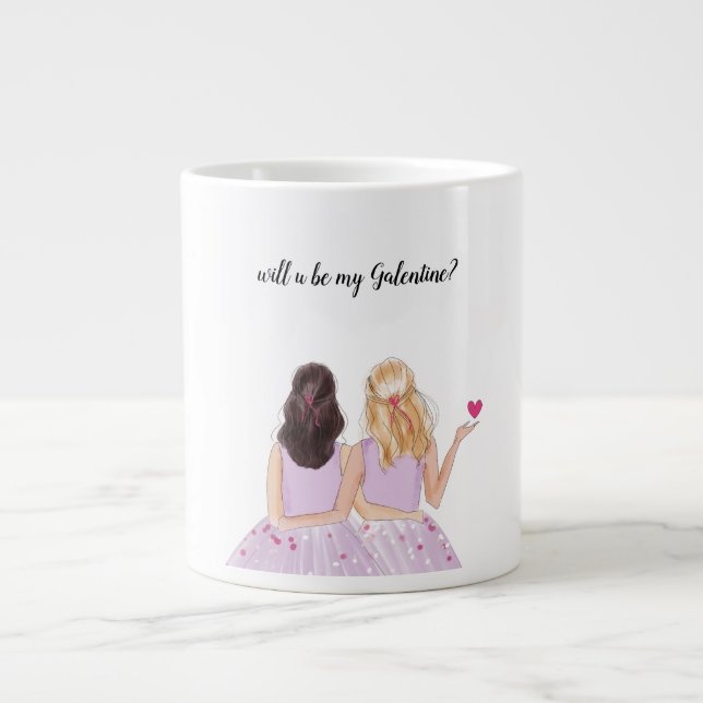 galentine giant coffee mug (Front)