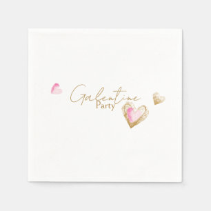 Galentine Party Heart  Napkins