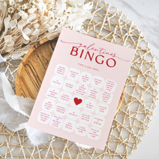 Galentines Bingo Game Invitation