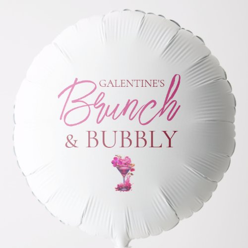 Galentines Brunch and Bubbly Balloon