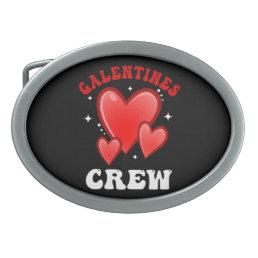 Galentines Crew Heart Belt Buckle
