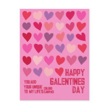 Galentines Day Best Friends Hearts Illustration