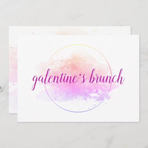 Galentines Day Brunch Friends Valentines Day Invitation