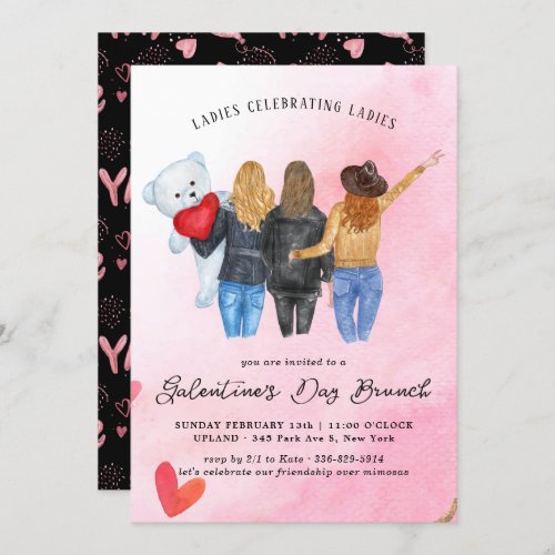 Galentines Day Brunch Invitation