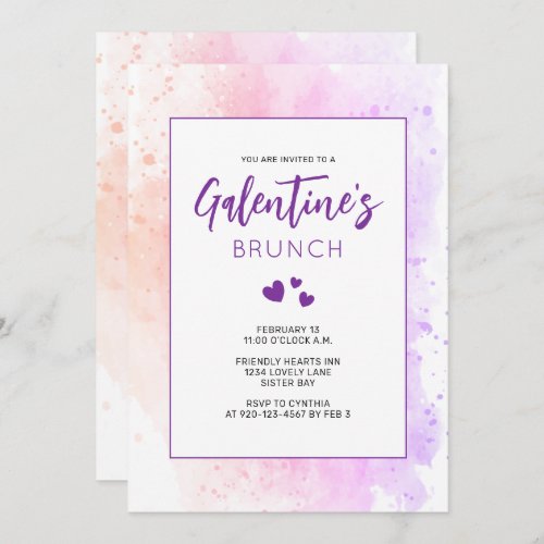 Galentines Day Brunch Invitation