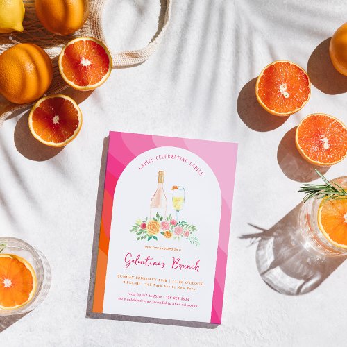 Galentines Day Brunch Invitation