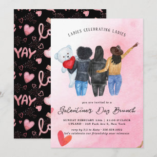 Galentine's Day Brunch Invitation