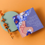 Galentine's Day Celebration Modern Girly Floral Invitation