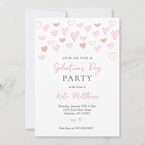 Galentines Day Dance Invitation