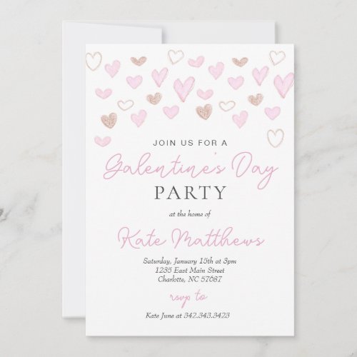 Galentines Day Dance Invitation