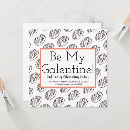 Galentines Day Editable Greeting Card