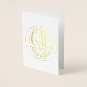 Galentine's Day Foil Greeting Card