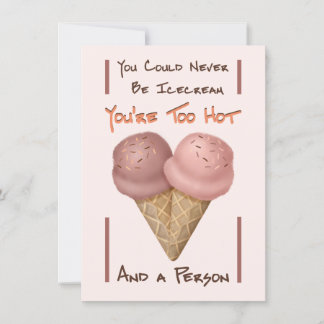Galentine's Day Funny Icecream Card