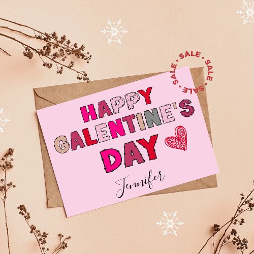 Galentines Day Galentines Day Gift for Best Friend Holiday Card