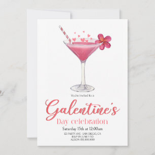  Galentine's Day  Girls party Invitation
