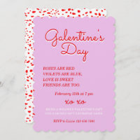 Galentine's Day Invitation Design