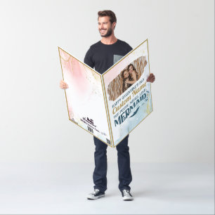 Galentines Day Land Mermaid Greeting Card