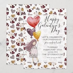 Galentine's Day Lunch Invitation