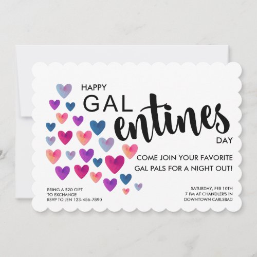 Galentines Day Party Invitation