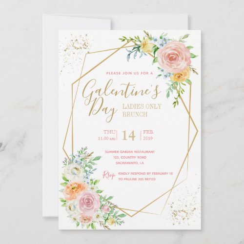 Galentines Day party invitation