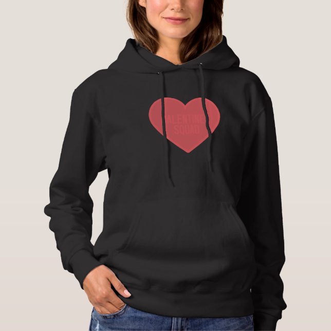 Galentines Day Squad BFF Valentines Day Friendship Hoodie (Front)