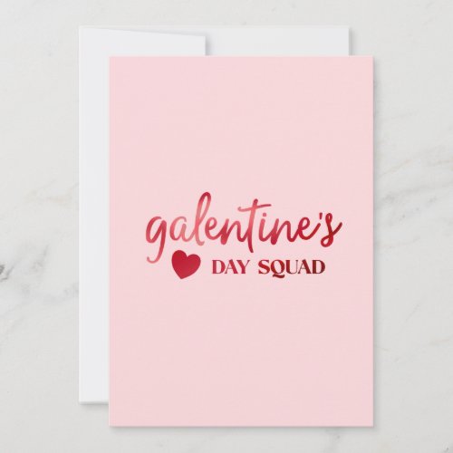 Galentines Day Squad Holiday Card