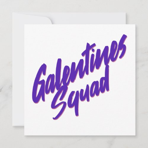 Galentines Day Squad Valentines Card