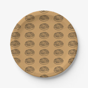 Galentine's Day Waffle Supply Paper Plates