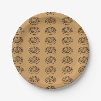 Galentine's Day Waffle Supply Paper Plates
