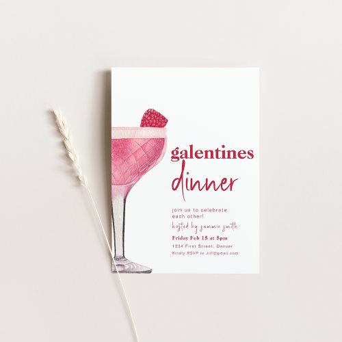 Galentines Dinner Valentine Girls Night Invite