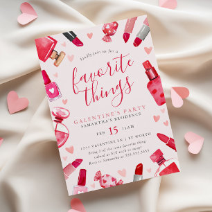 Galentine's Favorite Things Party Invitation