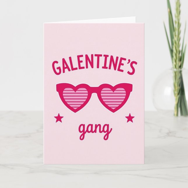 Galentines Friends Gang Card (Front)