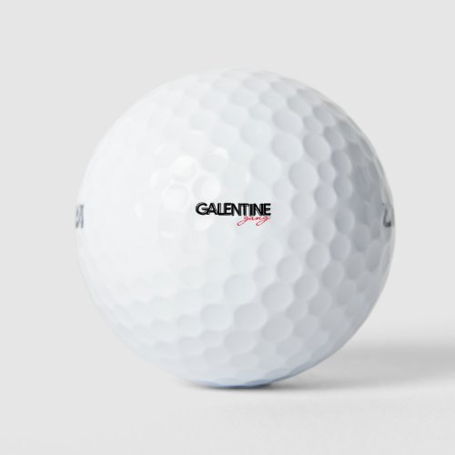 Galentines Gang Golf Balls