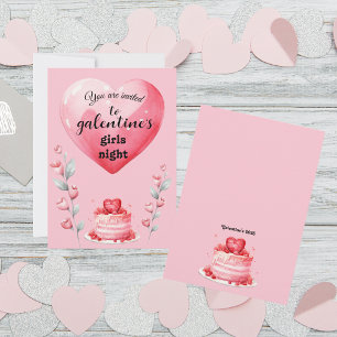 Galentine's Girls Night Invitation