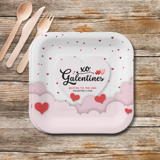 Galentine's  paper plates (Creator Uploaded)