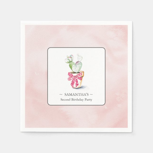 Galentines Party Decor Valentine's Themed Napkins (Front)