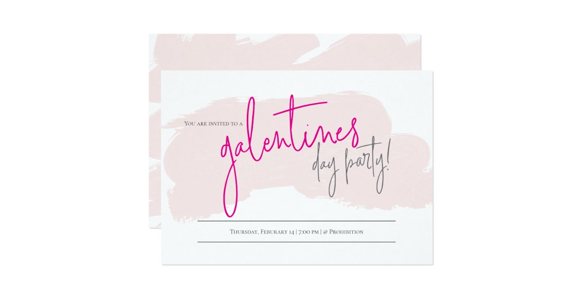 Galentines Party Invitation Valentines Day 