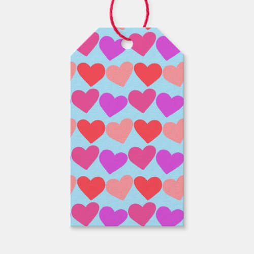 Galentines Valentines Hearts Groovy Retro CUSTOM  Gift Tags