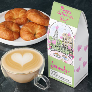 Galentine's Watercolor Paris Eiffel Tower PHOTO  Roasted Coffee