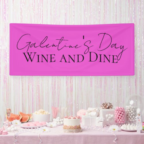 Galentines Wine and Dine Banner