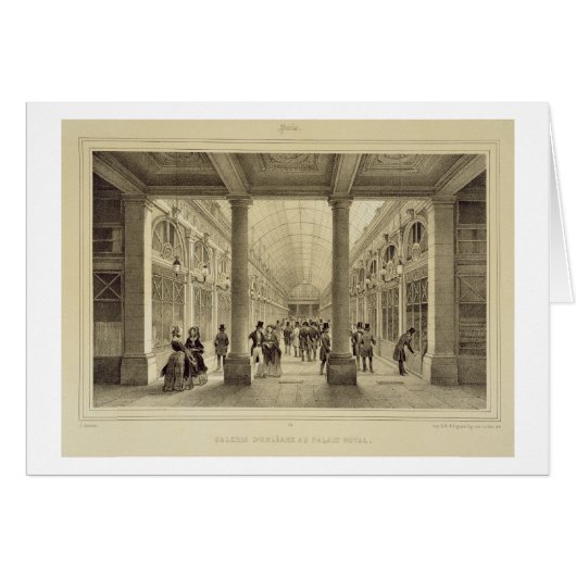 Galerie d'Orleans at the Palais Royal, from 'Paris (Front Horizontal)