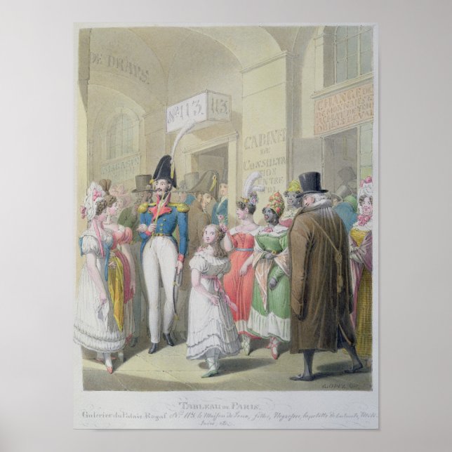 Galeries du Palais-Royal, from 'Tableau de Poster (Front)