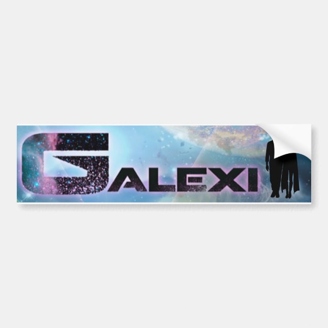 GALEXI logo bumper sticker (Front)