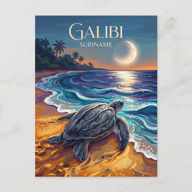 Galibi Nature Reserve Suriname Postcard (Front)