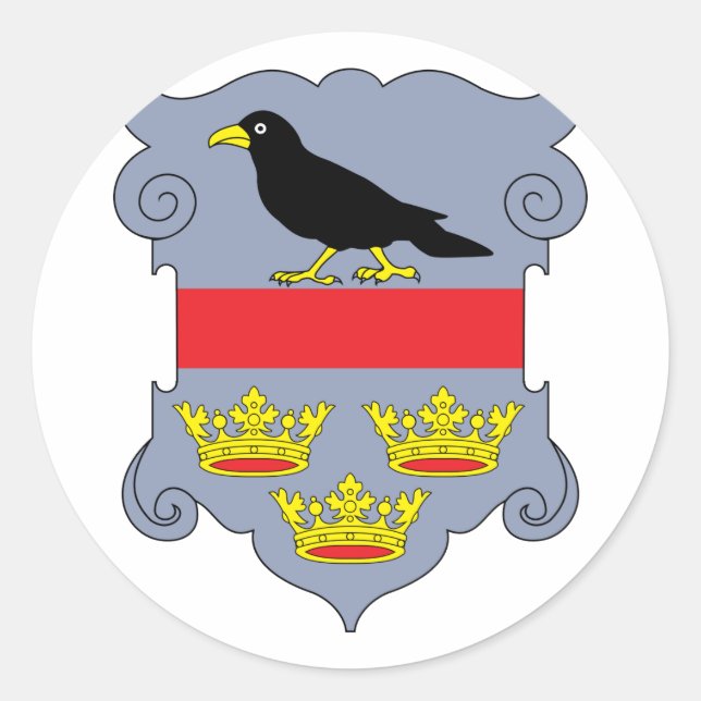 galicia, Austria Classic Round Sticker (Front)