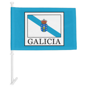 Galicia Car Flag