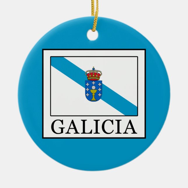 Galicia Ceramic Ornament (Front)