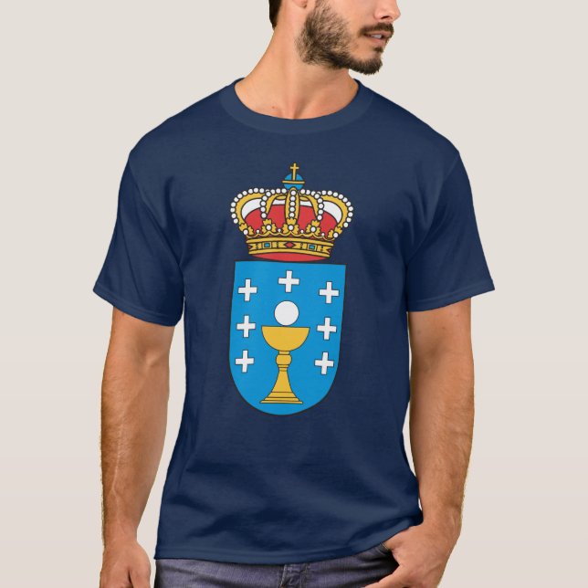 Galicia Coat of Arms T-shirt (Front)