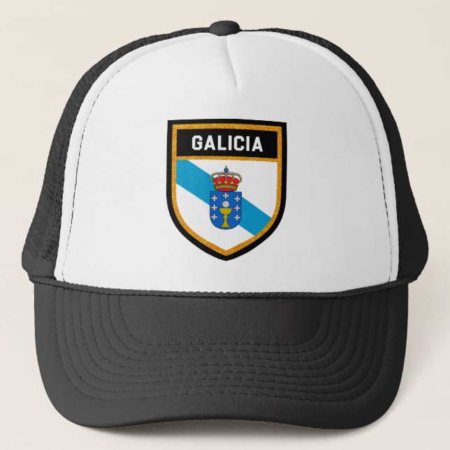 Galicia Flag Trucker Hat (Front)