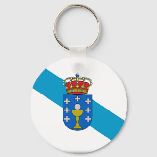 Galicia (Spain) Flag Keychain